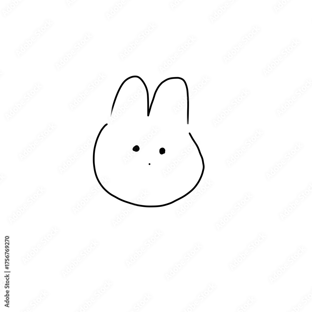 Obraz premium easter bunny isolated on white