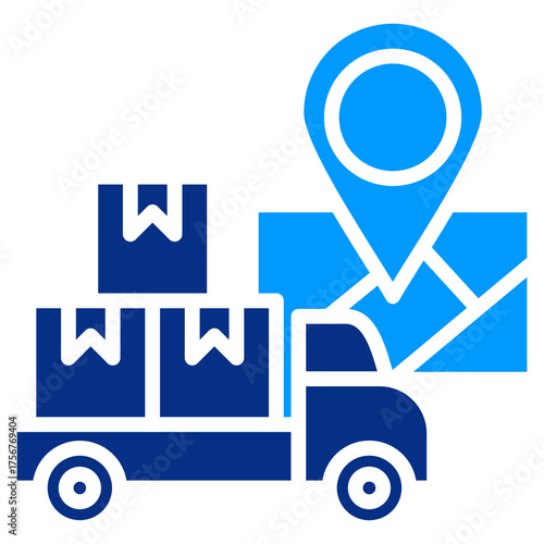 Truck Route Icon
