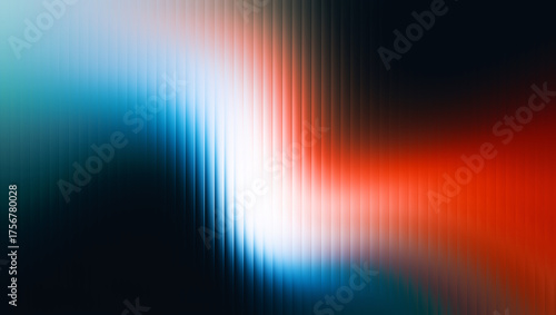 Illustration of abstract gradient background with vertical lines and vibrant color transitions