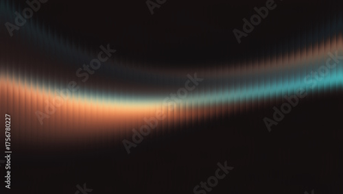 Illustration of abstract dark background with blurred light rays and waves illustration