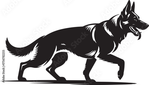 labrador retriever dog breed black silhouette
