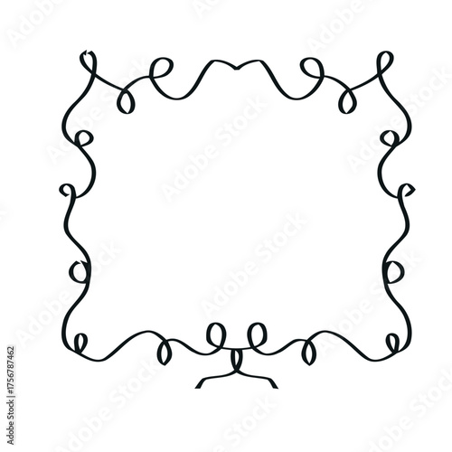 whimsical frame, fantasy border, cute frame, floral frame, pastel vector, hand drawn frame, decorative border, fairy tale design, whimsical illustration, creative frame