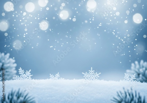 Wallpaper Mural Snowflake On Natural Snowdrift Close Up,  Christmas And Winter Background Torontodigital.ca