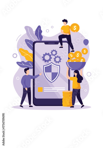 Securing digital financial transactions and safeguarding personal information online.