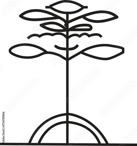 Young Female Traveler Standing Victoriously on Remote Mountain Peak Watching Beautiful Golden Hour Sunset