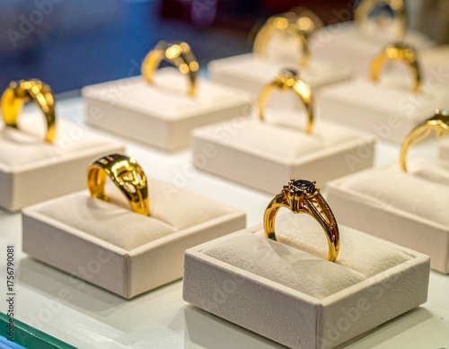 gift box with golden ring