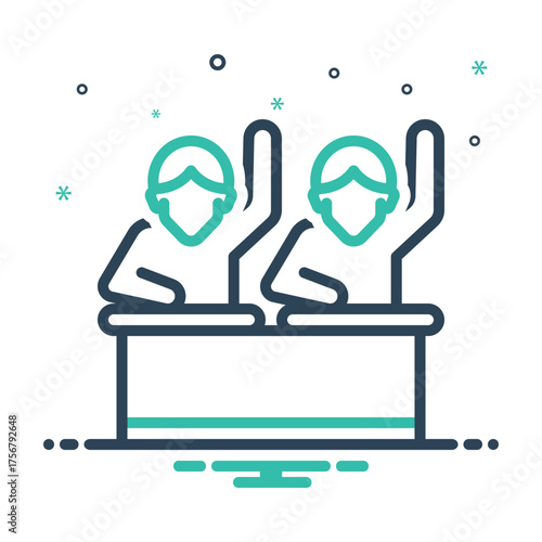 Mix icon for active participation