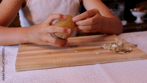 Skilled chef prepares fresh fruits, Expert cook designs delicious fruit dishes skillfully, Professional chef carefully slices and arranges juicy ripe fruits