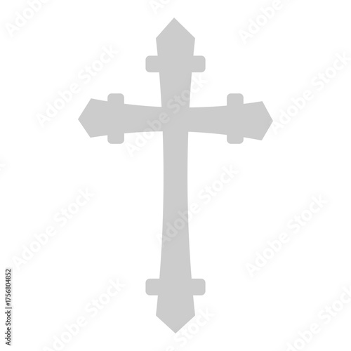Crucifix Vector Flat Icon Design