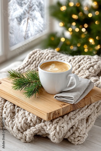 Wallpaper Mural Celebración de la Navidad y el Año Nuevo con decoración cálida y acogedora Torontodigital.ca