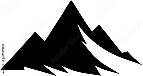 Mountain Silhouettes – Landscape Peaks, Nature Horizon, Outdoor Scenery Vector