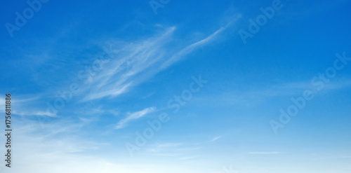  clear blue sky with  clouds