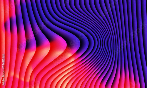 Vibrant abstract swirling lines of red purple and blue create a mesmerizing visual effect