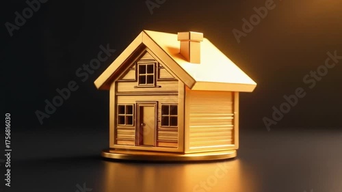 Real Estate Video Thumbnails with 3D House Models