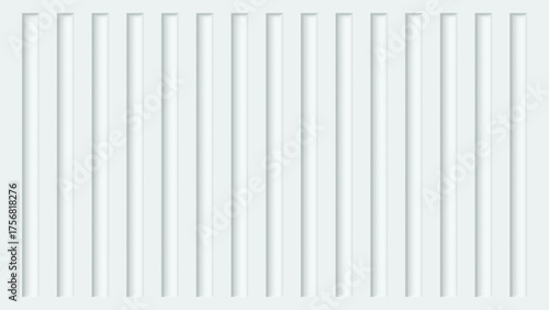 a white cargo container wall vertical lines