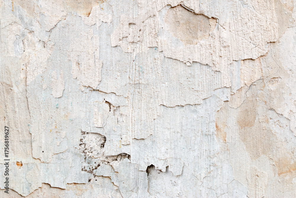 Obraz premium Light Gray Stucco Wall Texture. Abstract Background