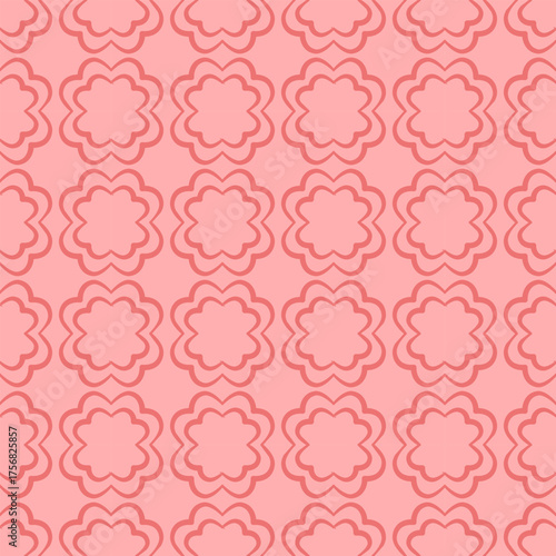Seamless red flora outline use for textiles, wallpaper, or digital backgrounds.