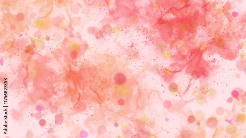 Fototapeta premium Deep Brown Grunge Watercolor Texture Background.