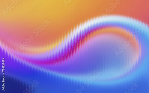 Abstract gradient wave with vibrant colors and subtle texture