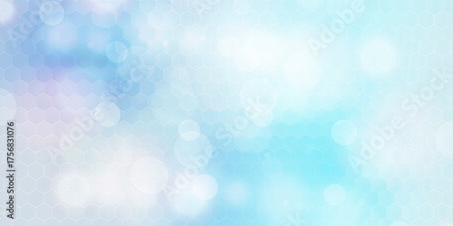 Light Blue, Yellow vector background with spots. Abstract decorative design in gradient style with bubbles. Design for posters, banners.