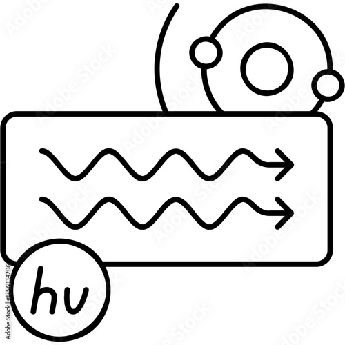 Line Art Photon Icon