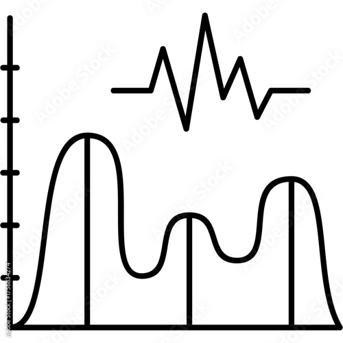 Line Art Spectrum Icon