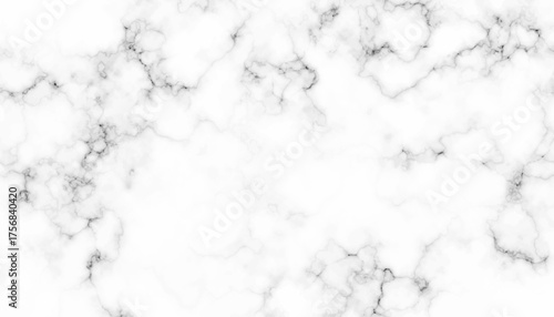 White Marble Texture Background with Subtle Veins Pattern