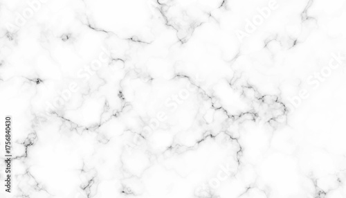 White Marble Texture Background with Natural Veins