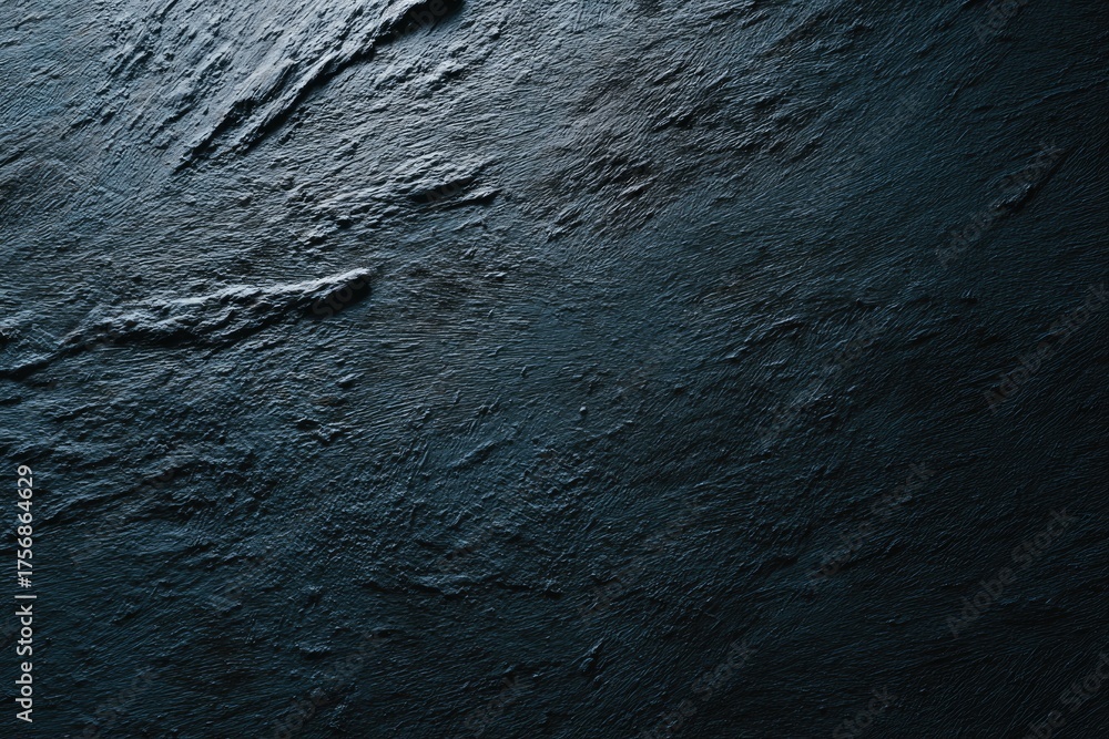 Obraz premium A close-up shot of a textured, dark-colored surface with rugged and uneven features