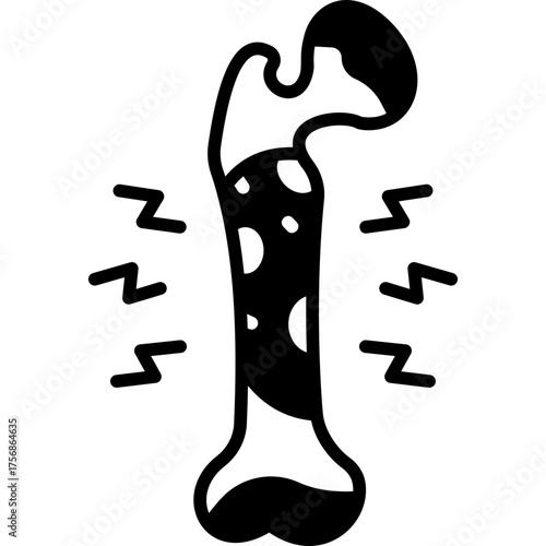Osteoporosis Solid Icon