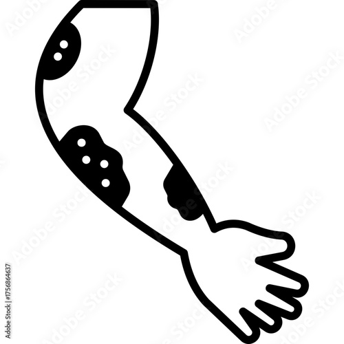 Psoriasis Solid Icon