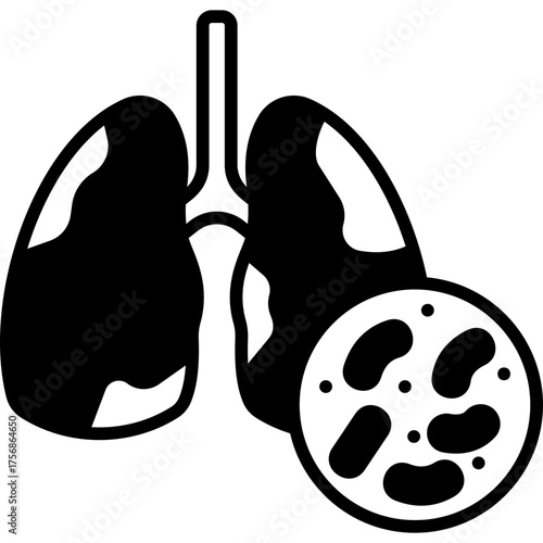 Tuberculosis Solid Icon