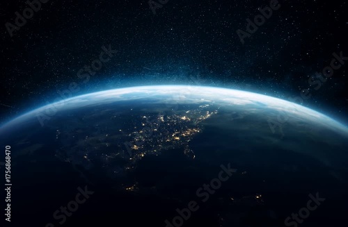earth in space