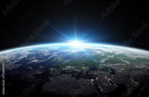 earth in space