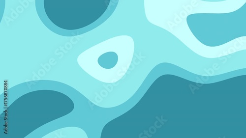 Abstract aqua blue gradient background shapes ideal for backgrounds, digital art, graphic design, web elements, and contemporary artistic projects. Great for modern designs.