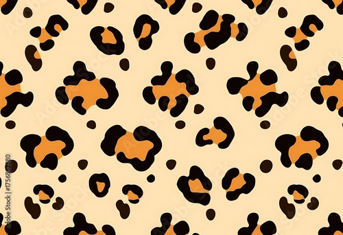 Exotic leopard print animal pattern texture background
