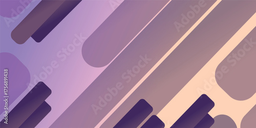 Muted Lavender Capsule Flow or Elegant Plum Abstract Stripes