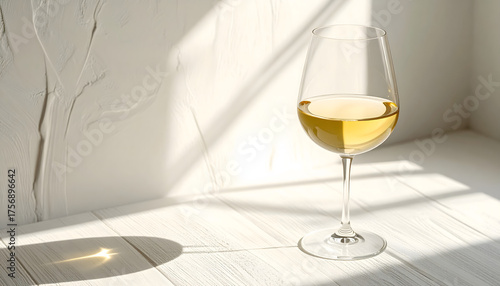 glass of white wine