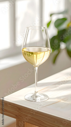 glass of white wine