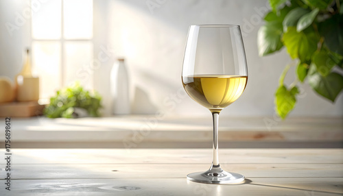glass of white wine