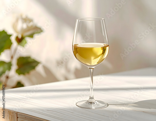 glass of white wine