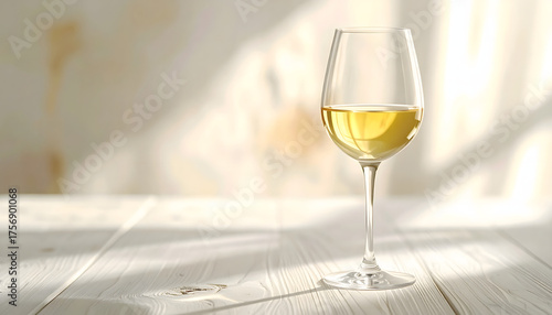 glass of white wine