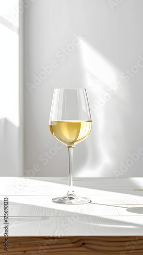 glass of white wine