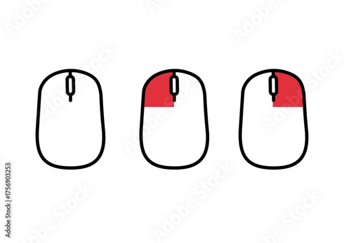 Simple Mouse Click Illustrations
Set