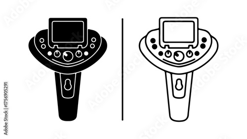 Medical scanner with transparent background