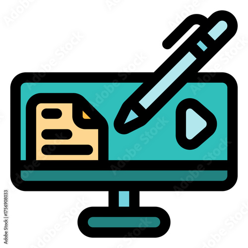 Content writing icon