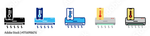air conditioner multi style icon
