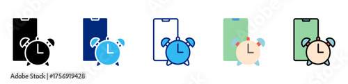 alarm multi style icon