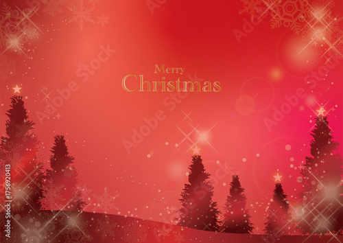 美しく輝くクリスマスの背景素材
