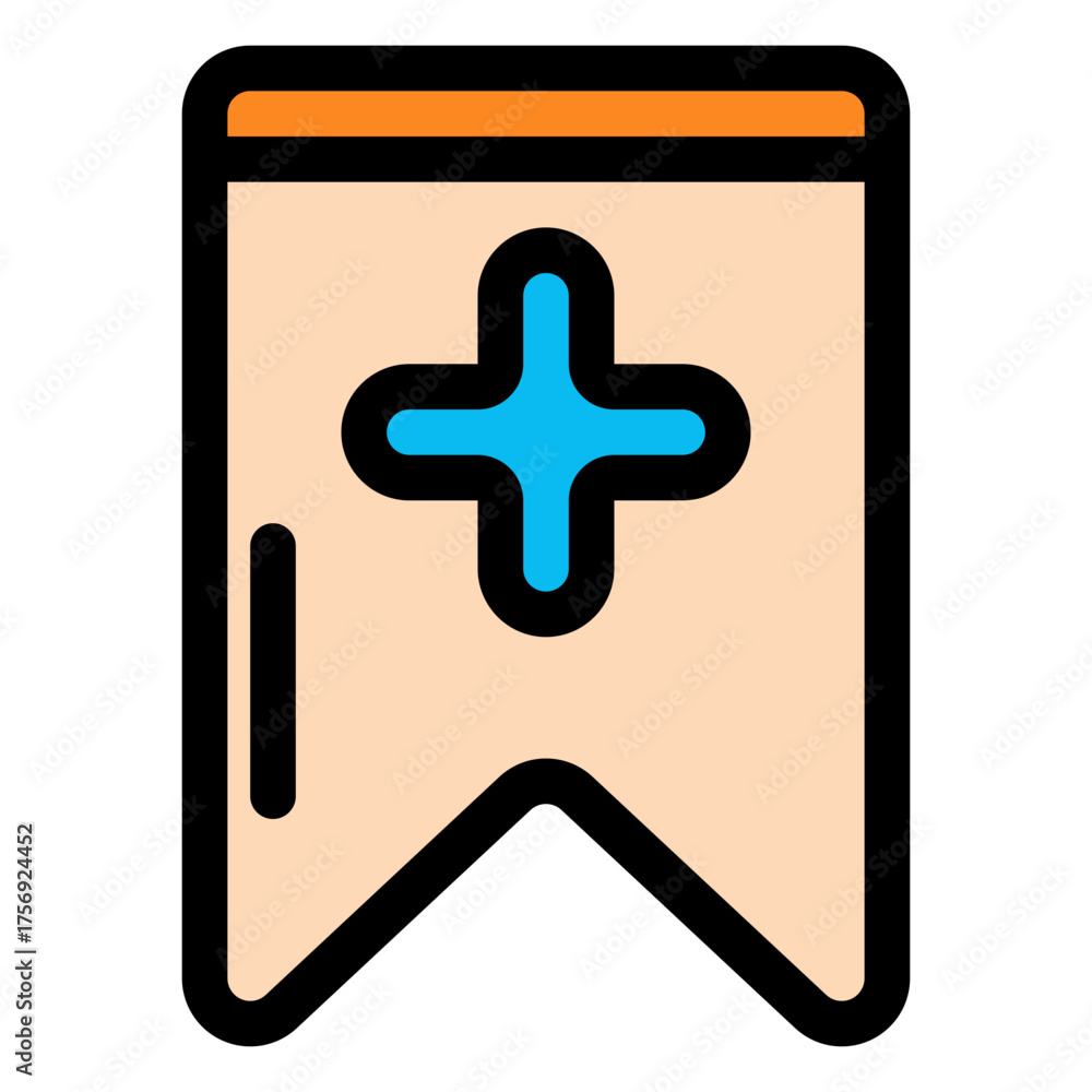 Obraz premium Bookmark icon